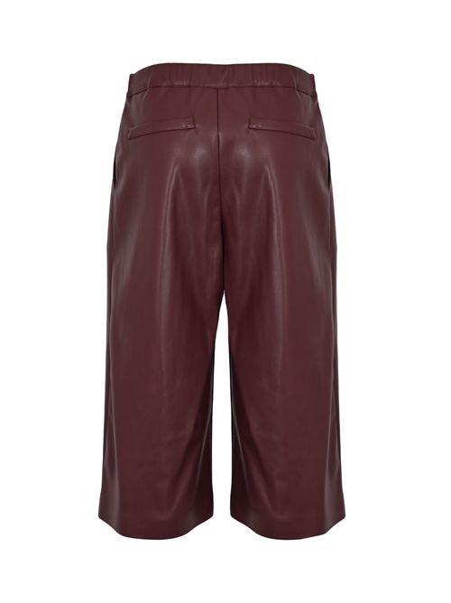 Bermuda in ecopelle con pinces Alpha studio | AD-4641Q2009